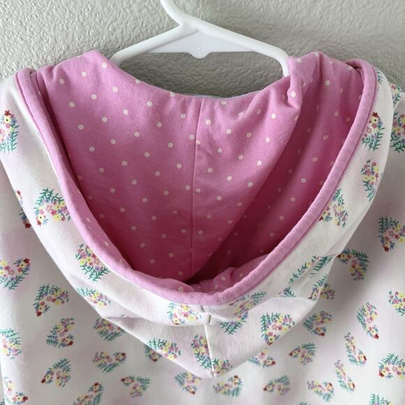 Matilda Jane Jacket Girls 10 Pink Hoodie Love All Around Heart Enchanted Garden - Picture 4 of 9